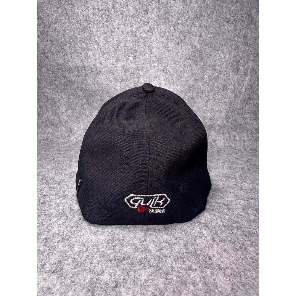 Quiksilver Mens Baseball Cap Black Embroidered Logo Paisley Pattern Hat - Picture 4 of 6